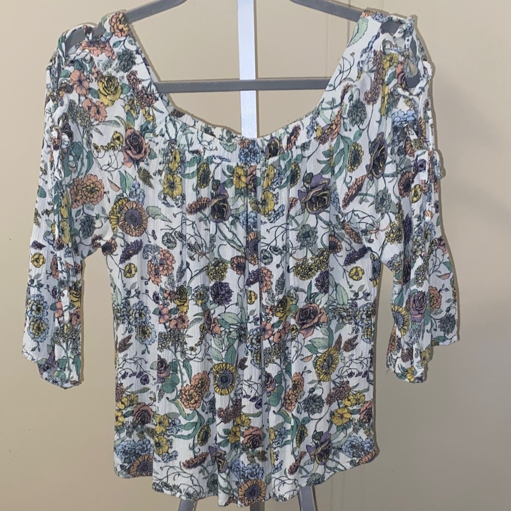 Maurices Multicolor Floral Blouse